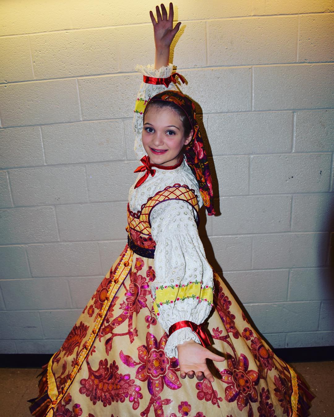 My beautiful Russian Nesting Doll from last night's final rehearsal for Nashville's Nutcracker at TPAC. First show is 2pm today, and we are very excited! #ballet #family