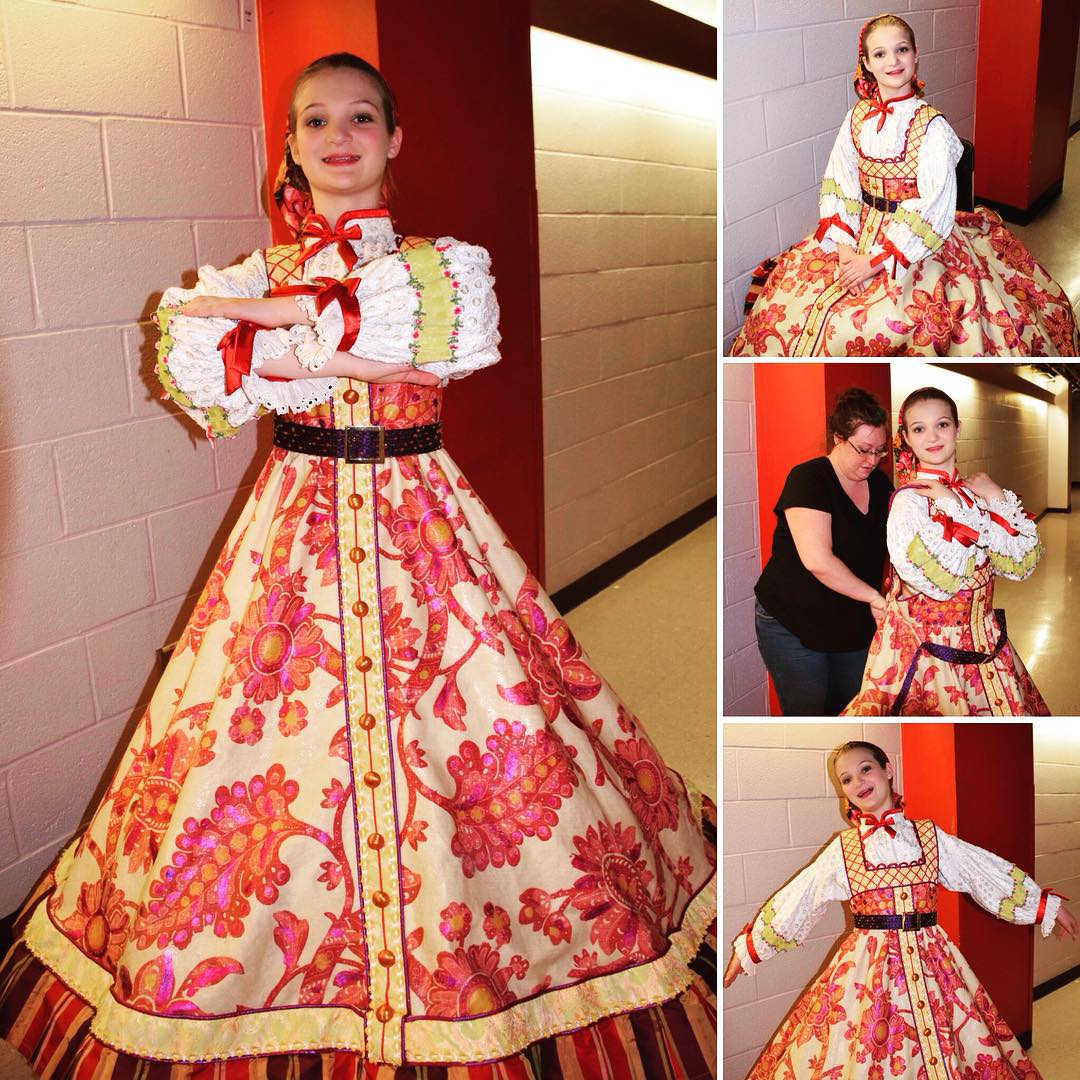 Our favorite Russian Nesting Doll just before her final performance in Nashville's Nutcracker with the Nashville Ballet. We're so proud of our ballerina! #ballet #family