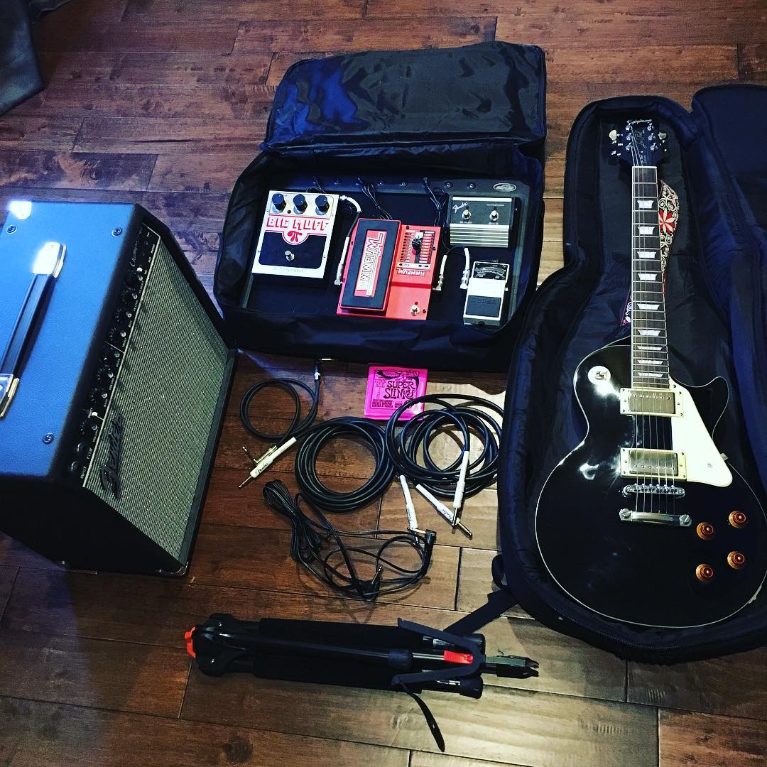 Packing up for the BCOC Talent Show tonight. This will be my first time to play #guitar outside of my house, and I'm a teensy bit nervous!! #music
