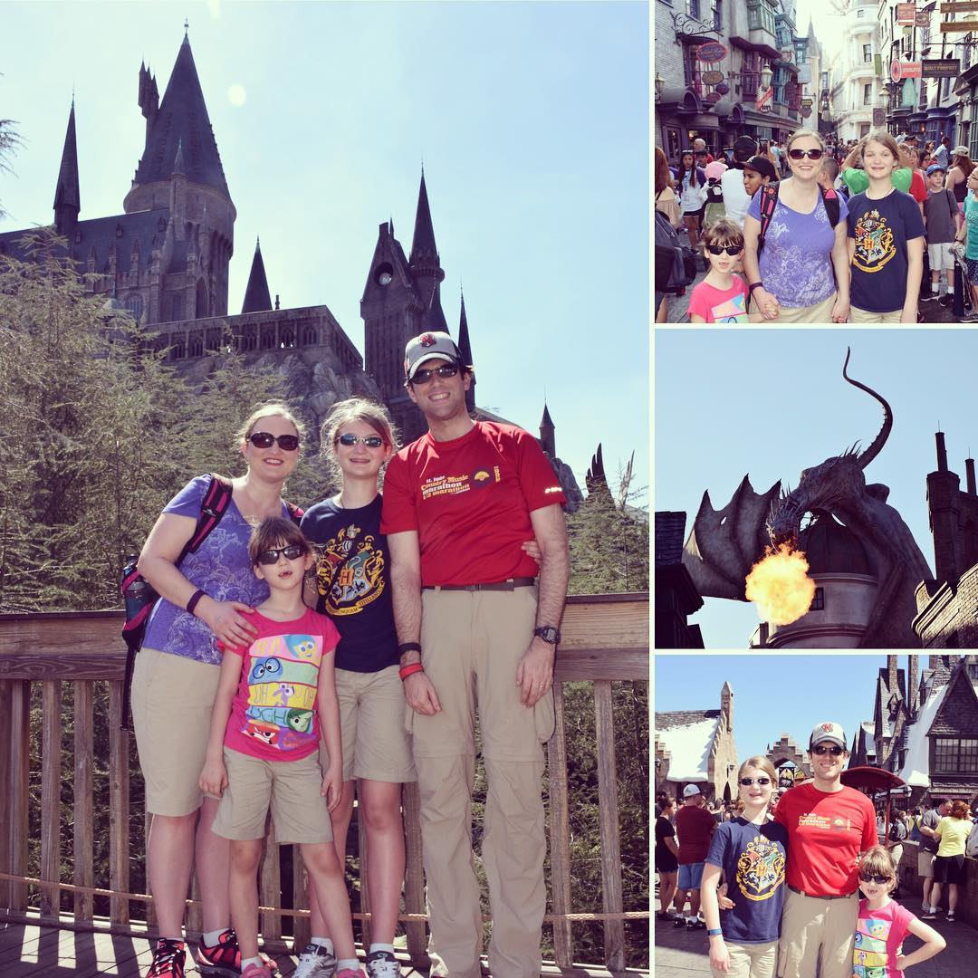 Spring Break Day 2 was at Universal Studios. The girls ran me ragged but still had a great time! #family #travel