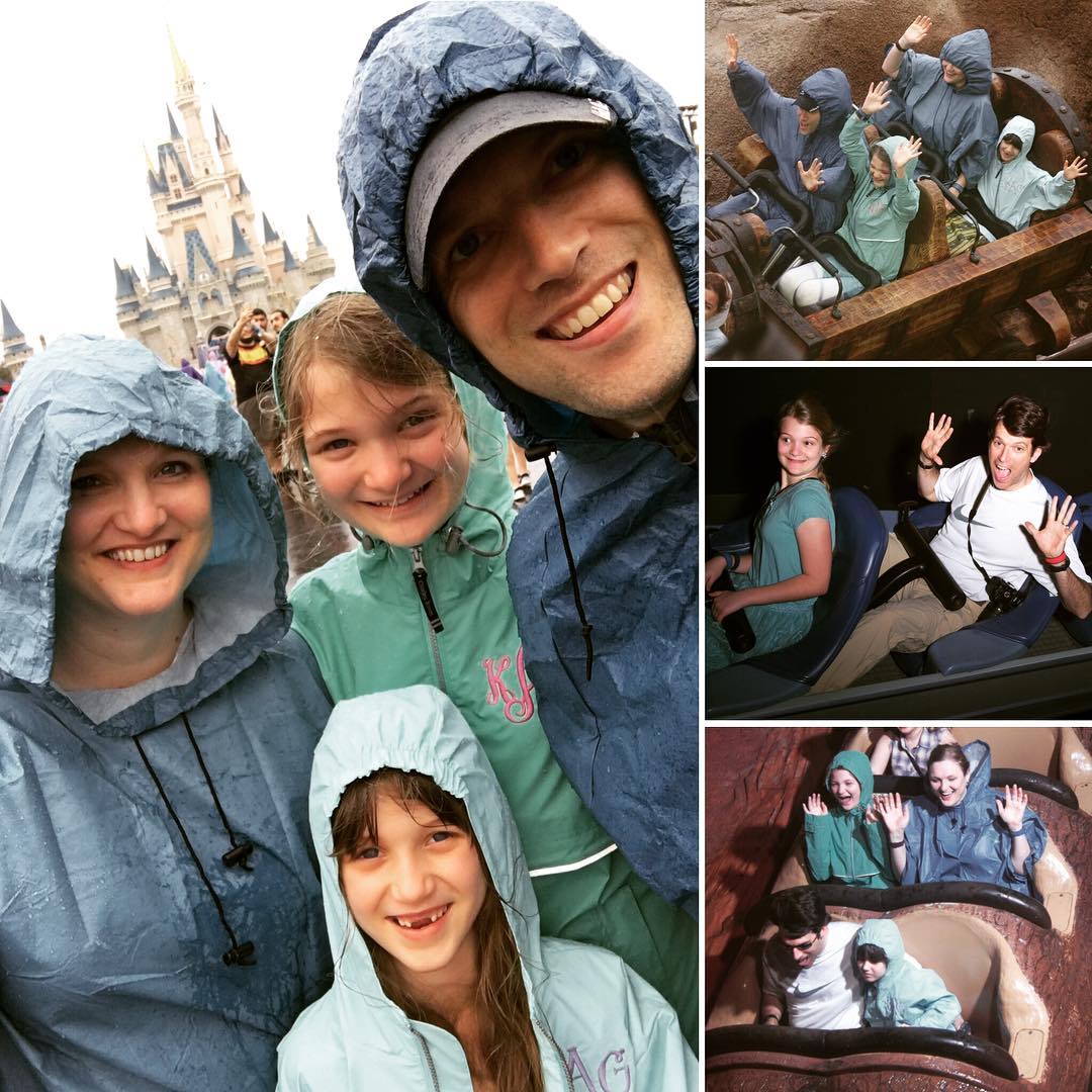 Day 6 has been a rainy, but still ride-filled, day at #Disney Magic Kingdom. It has been a great vacation, and now we are headed to the airport for our journey back to Nashville. #travel #family