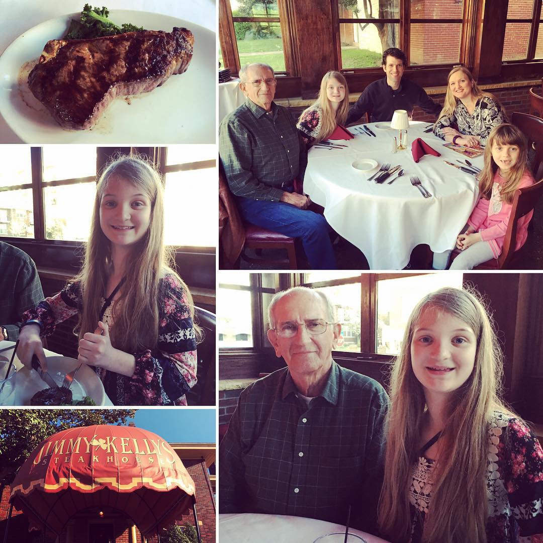 Last night we had an awesome #family dinner at Jimmy Kelley's. It my first visit since high school. #food