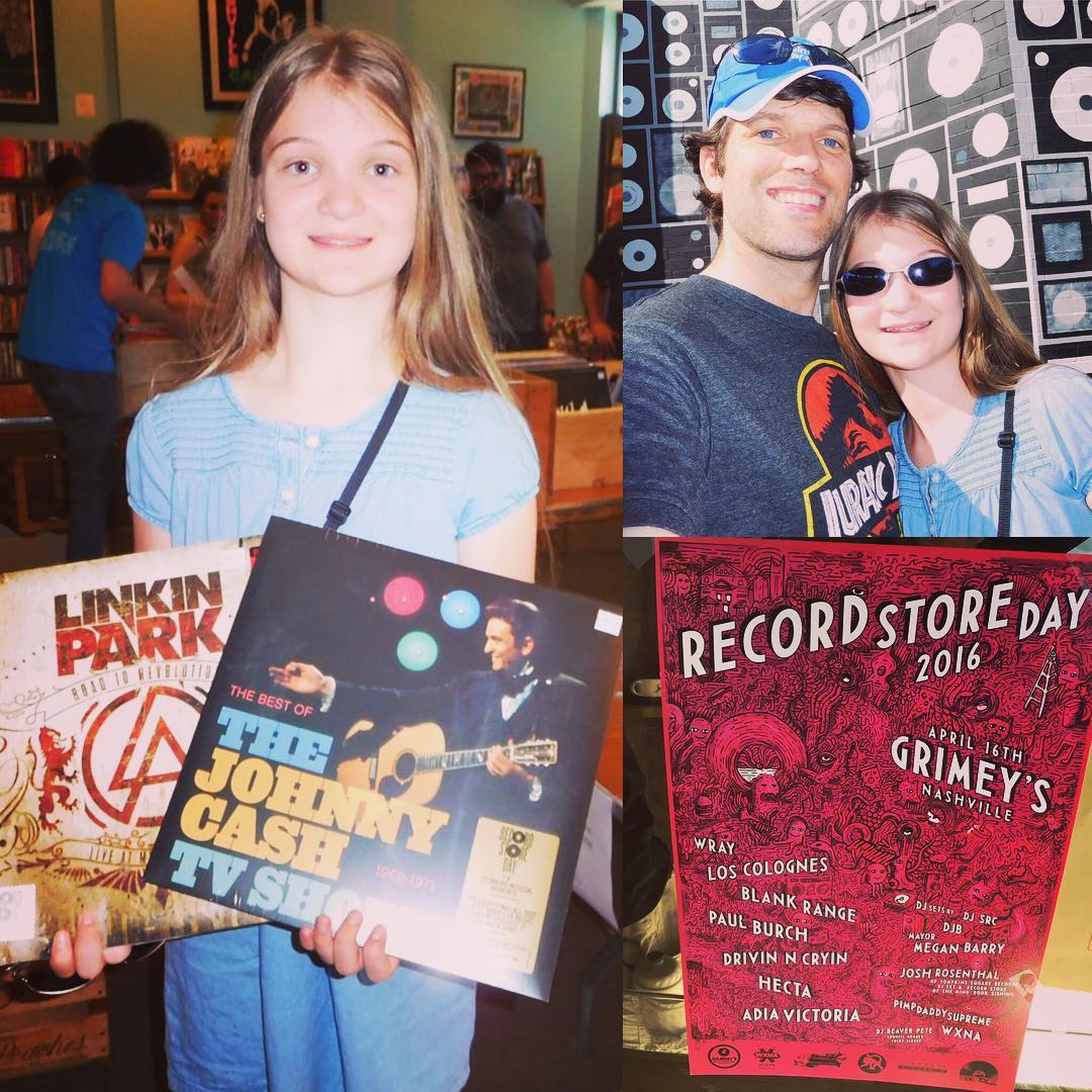 Even more Record Store Day 2016 with Katerbug. This time at @Grimeys - The best record store on the planet. #rsd16 #vinyl #music