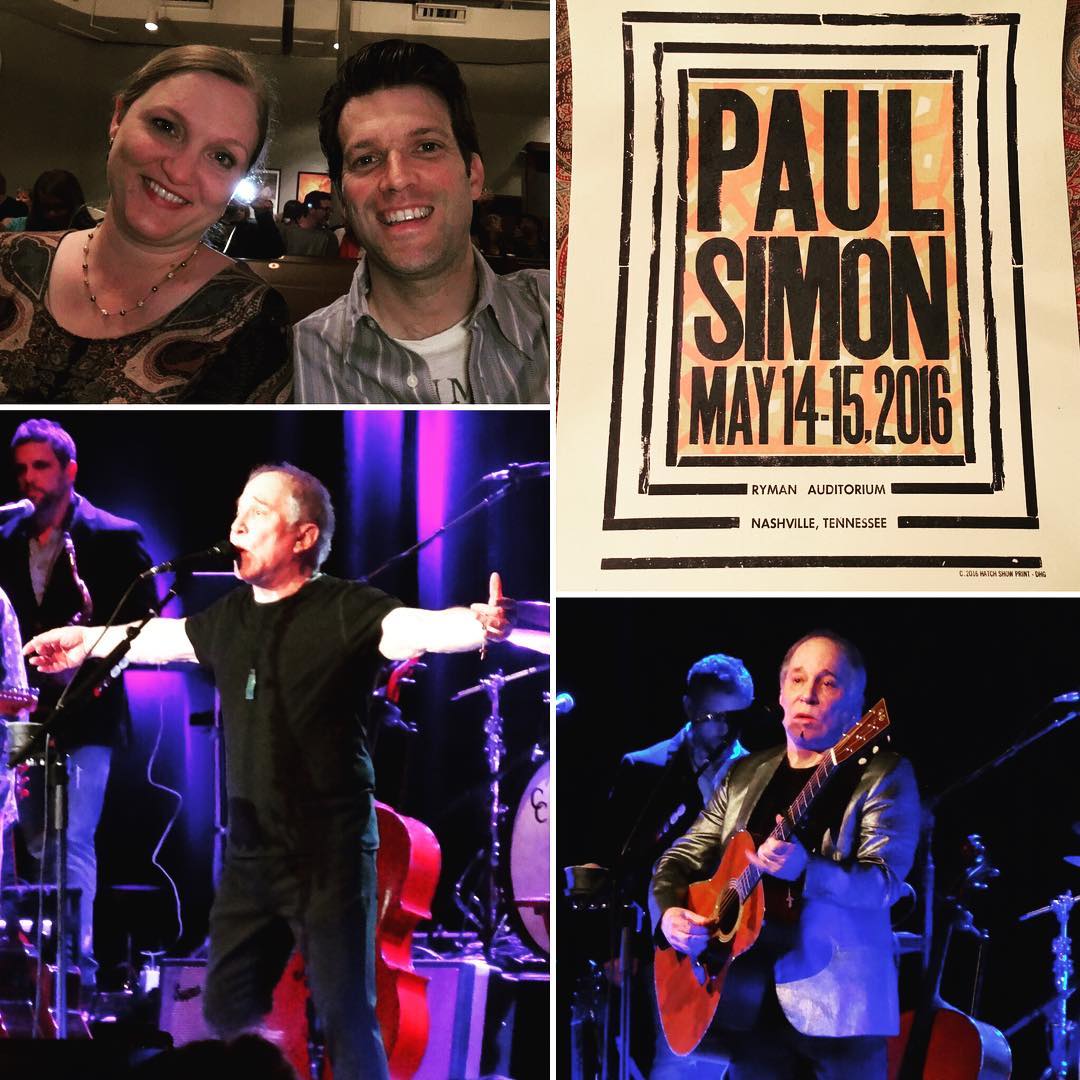Paul Simon is easily one of my top 5 musicians of all time and last night he put on a great show at @TheRyman. The was my third time to see him in concert over the years, and he never disappoints. #music #PaulSimon