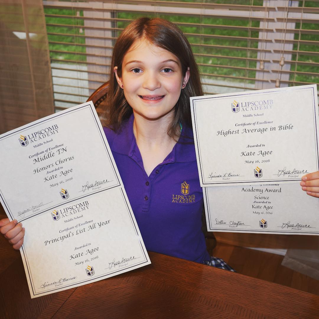 Awards day has historically been hard for Kate, with no wins throughout elementary school. Well, today she won 3 academic awards and an Honors Chorus award for 5th grade. We are very proud of how hard she has worked to overcome so many obstacles. Thank you to all the teachers and administrators who have been so flexible in adapting to Kate's style of learning. #family