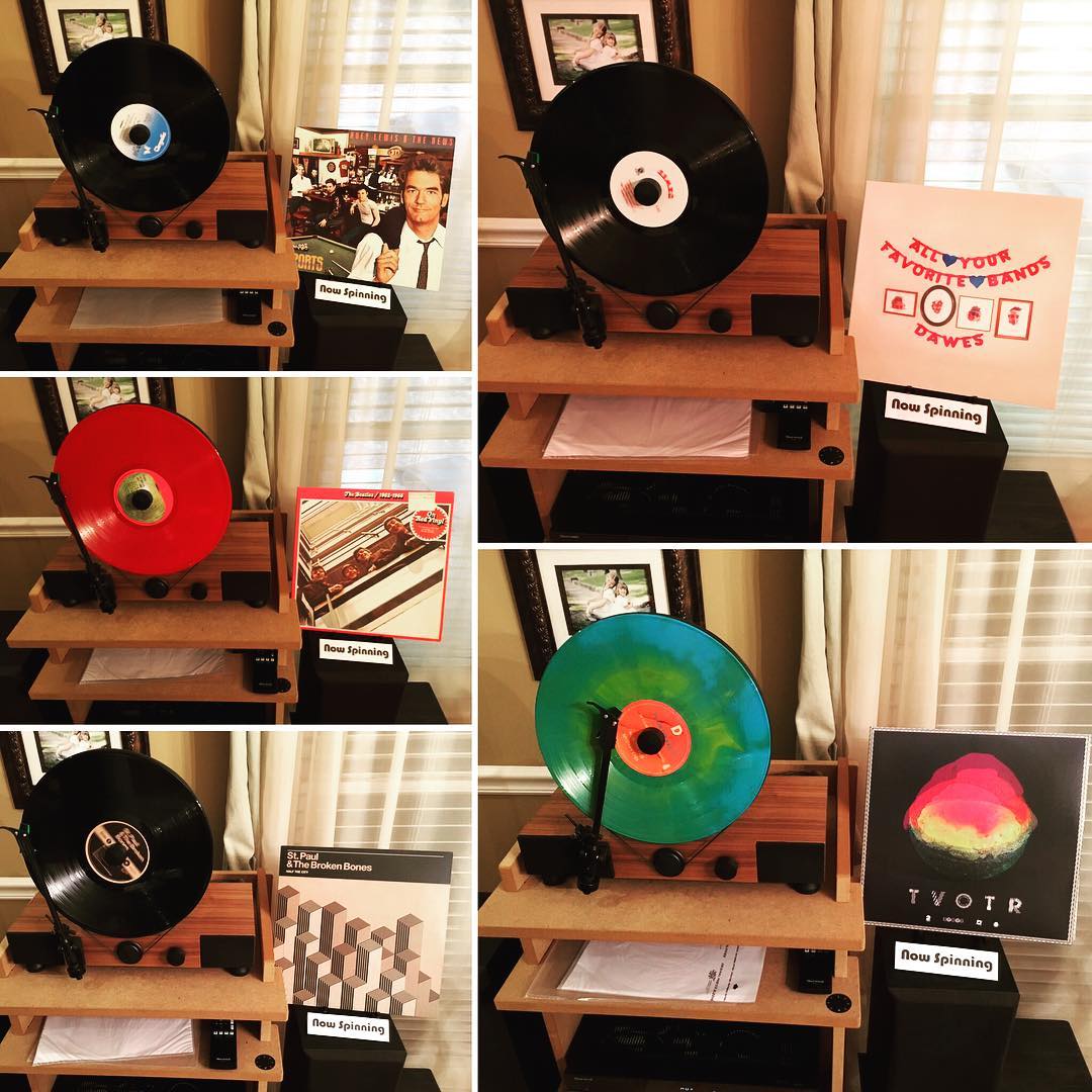 And here are the other 5! I love #vinyl records!! #linephonointhewild #mygramovox