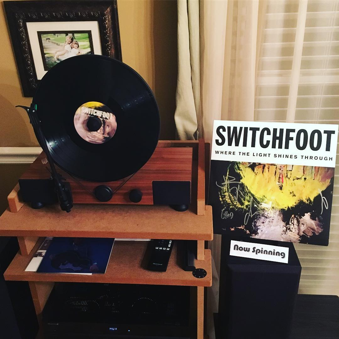 For everyone who jumped off the @Switchfoot bandwagon after "The Beautiful Letdown," you've missed an incredible musical journey that now includes "Where the Light Shines Through," which is not only their best album so far, but the best album I've heard from anyone in 2016. #vinyl #wherethelightshinesthrough #switchfoot #music #mygramovox #linephonointhewild