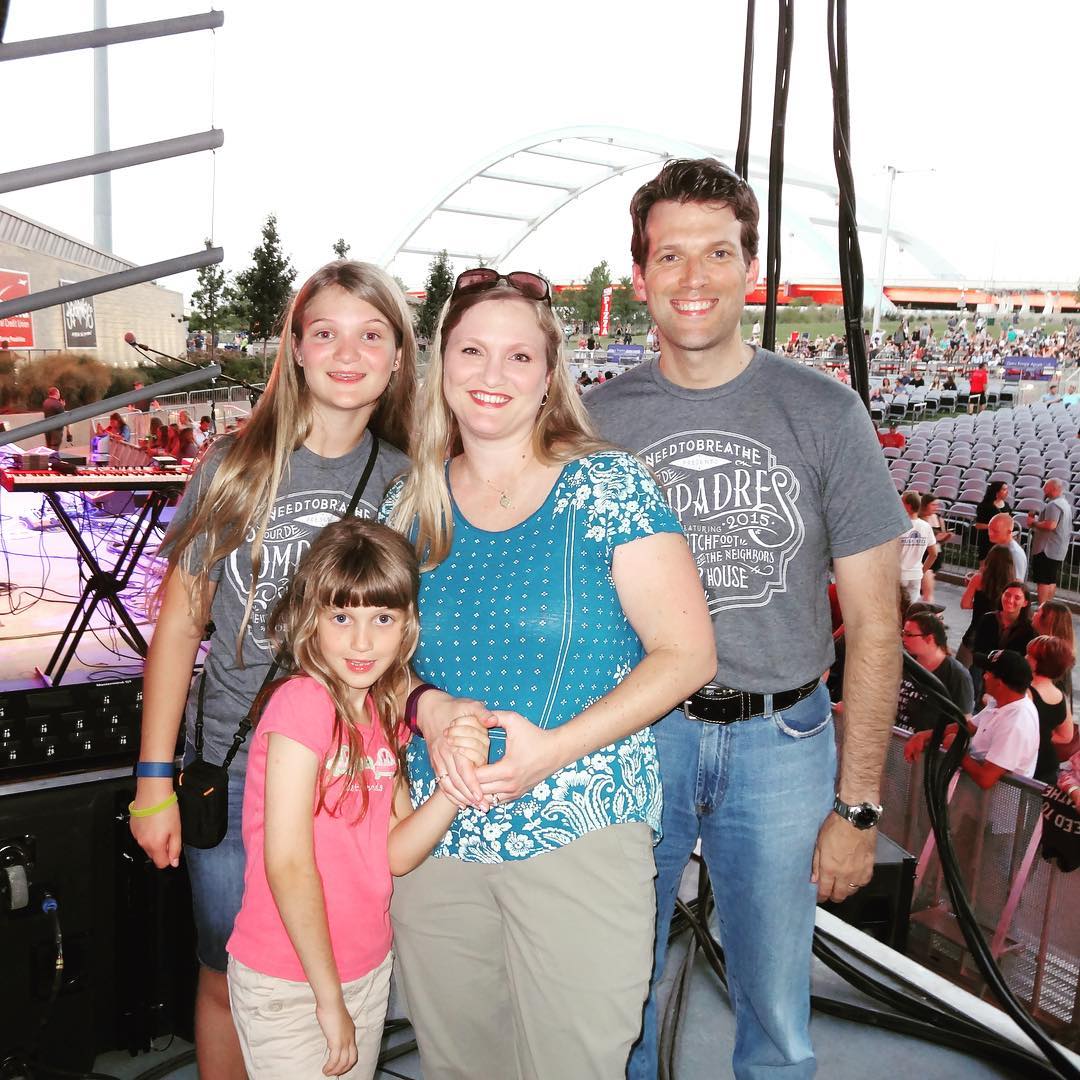 Onstage at Ascend Amohitheater before the @needtobreathe concert. Thank you Bill!! #surreal #livemusicrocks #Music #NEEDTOBREATHE