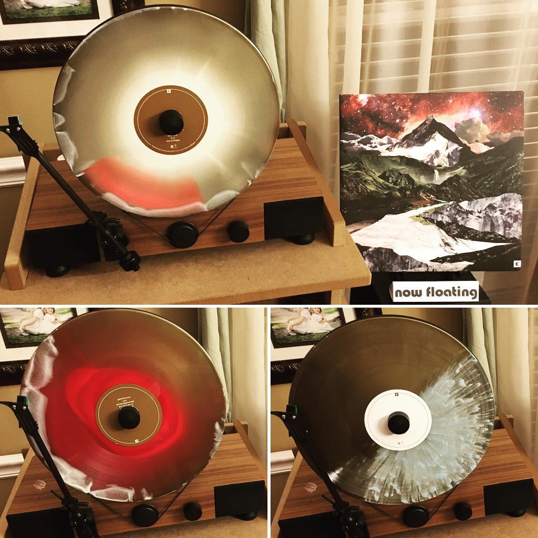 "Beyond Control" from @kingskaleidoscope is #nowfloating on my @gramovox floating record player. This is a great album and a sweet #vinyl record. #music #kingskaleidoscope