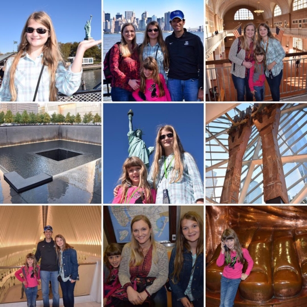 As Kate said..."It felt like we crammed 5 days into 1!" We did Statue of Liberty, Ellis Island, 9/11 Memorial and Museum, WTC Oculus, and dinner in Little Italy. Whew...I'm Exhausted, but it was a great day in NYC!! #travel #family #nyc🗽