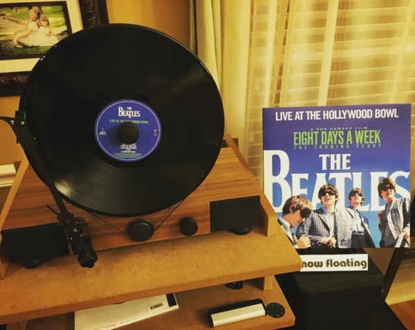 New #vinyl no. 1 from @Grimeys for #newmusicfriday is "Live at the Hollywood Bowl" by The Beatles. The work done on this by Giles Martin in improving on the original is remarkable. @gramovox #nowfloating #thebeatles