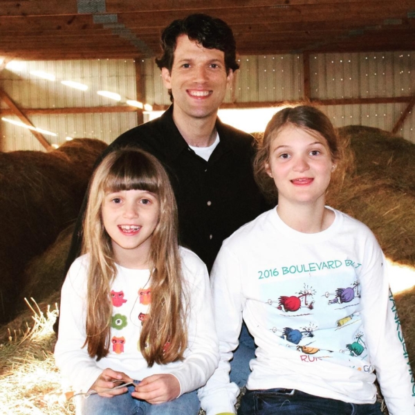 Thanksgiving fun in the hay barn! #family