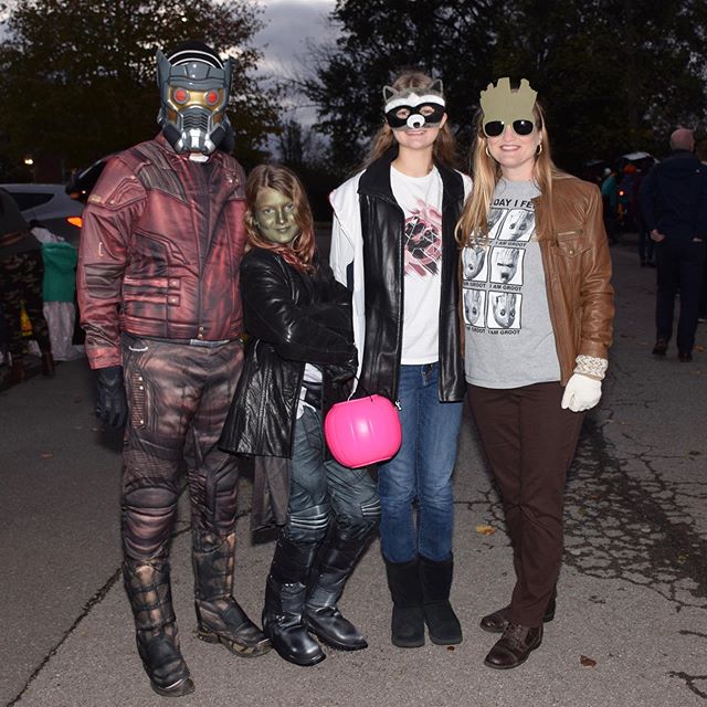 Happy Halloween from the Guardians of the Galaxy! #family #halloween #guardiansofthegalaxy #trickortreat #marvel