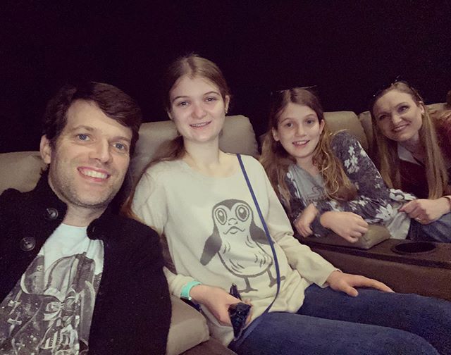 Seeing Star Wars: Rise of Skywalker for the second time. #family #starwars #riseofskywalker