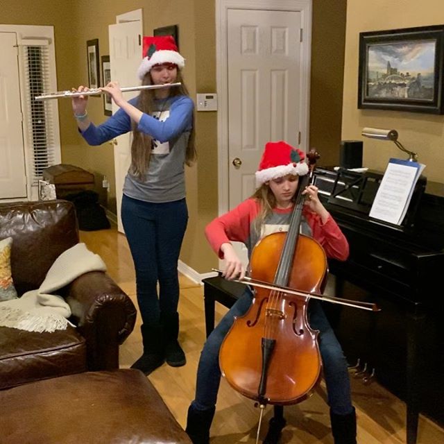 Arrangement of “Wizards in Winter” by Quod Carmen Duo on Christmas Eve! #family #music #wizardsinwinter