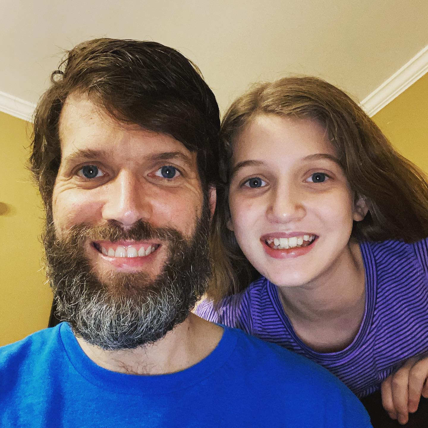 Beard update - Day 82. Sara wants me to make it to 100 before I trim it but I’m looking pretty haggard! #family #beard