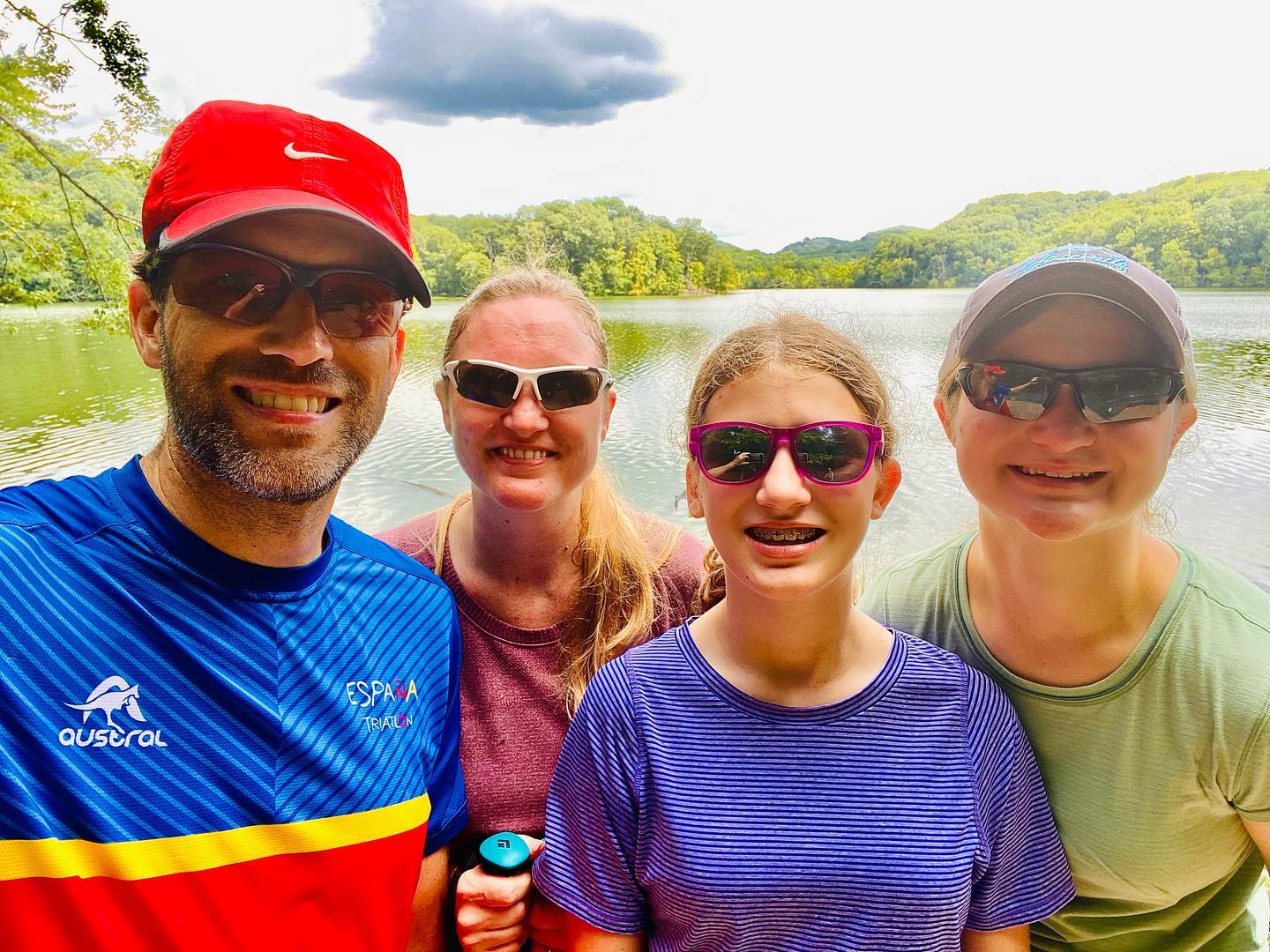 Just finished a 4-mile hike at Radnor Lake with Team Agee. This followed an 11.3-mile run in the AM with Brian and a 2-mile run with Sara. Awesome and active day. #family #running #hiking