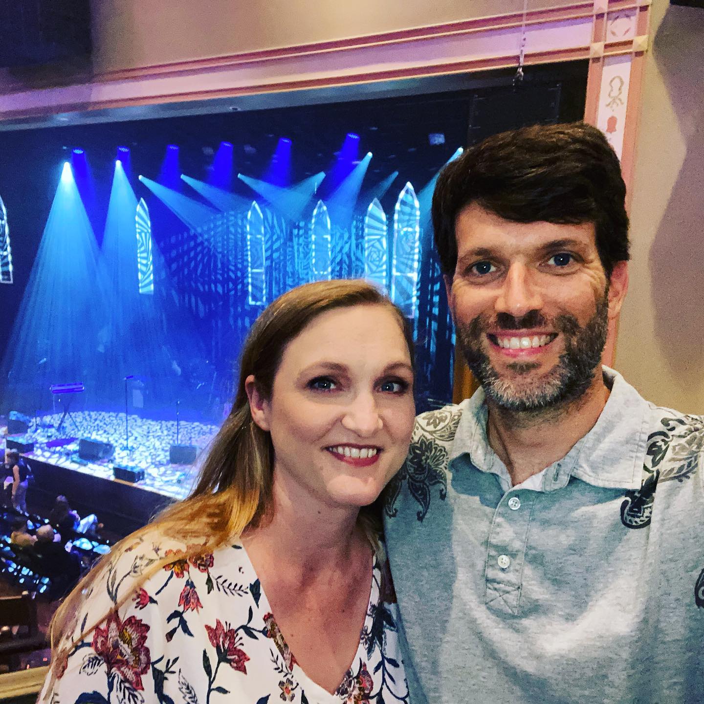 Date night in my favorite room with my favorite girl. Here to see @ellieholcomb headline @theryman for the first time!! #family #livemusic