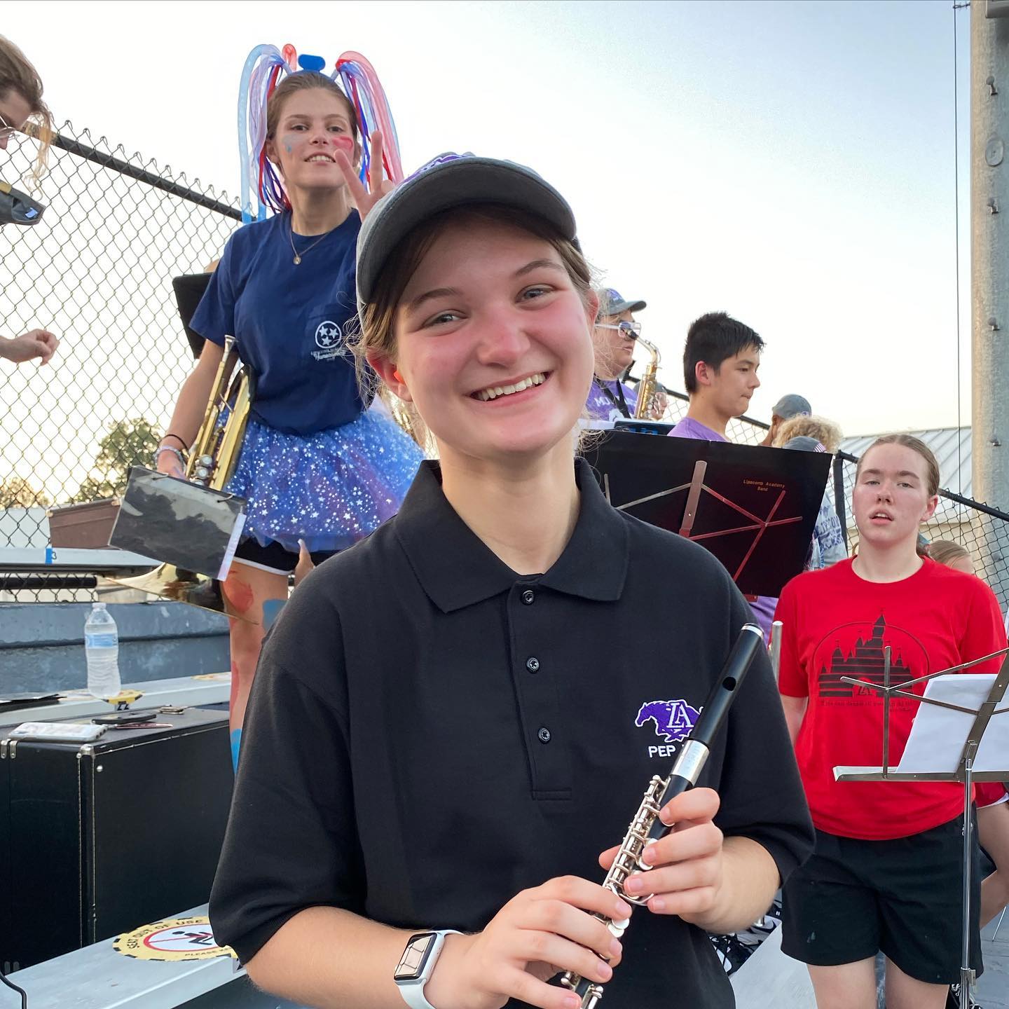 Pep Band Week 2 for @lamustangfb