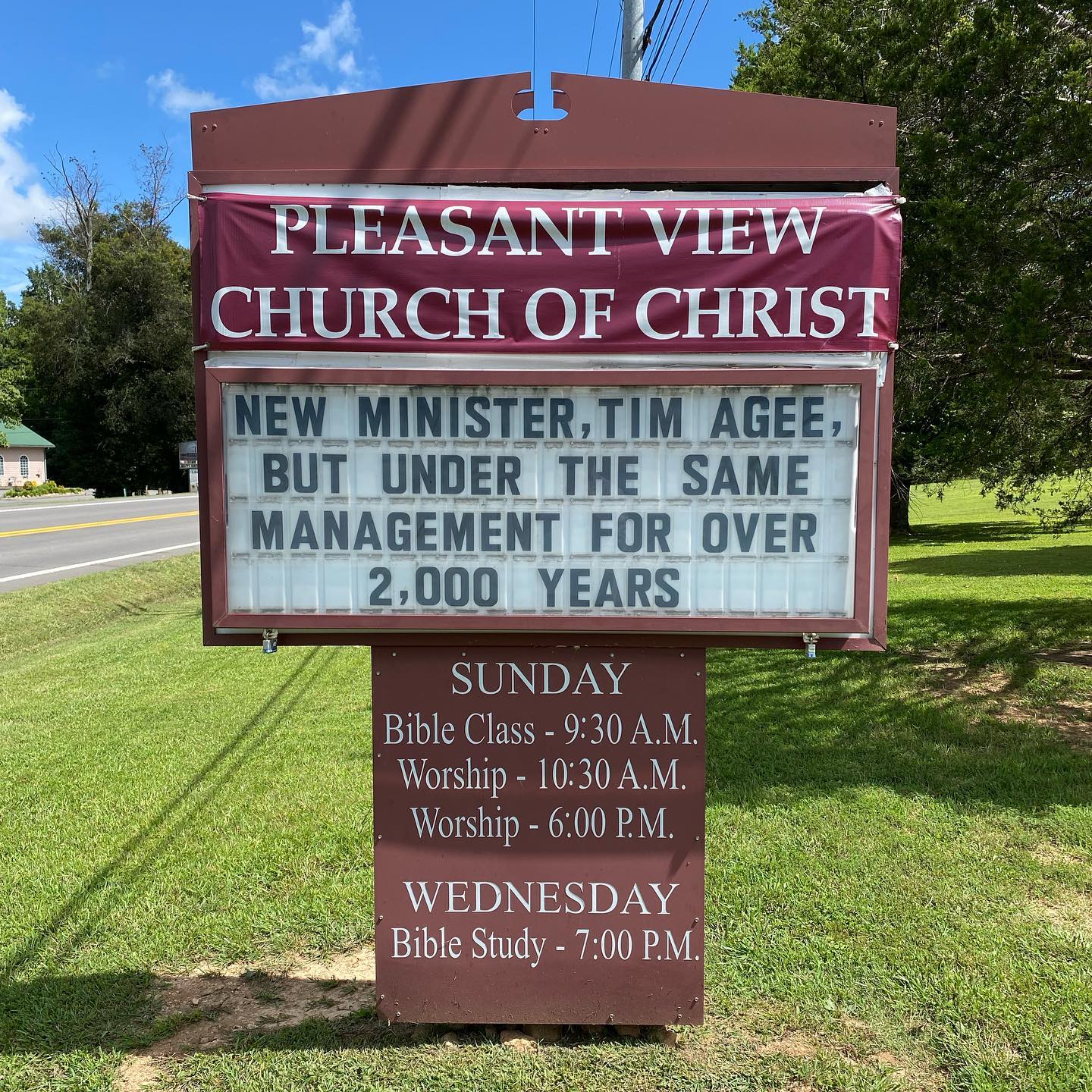 A big thank you to the Pleasant View Church of Christ for making us feel so welcomed and encouraged. We would love to have you join us as we strive to grow closer to Christ and serve others.