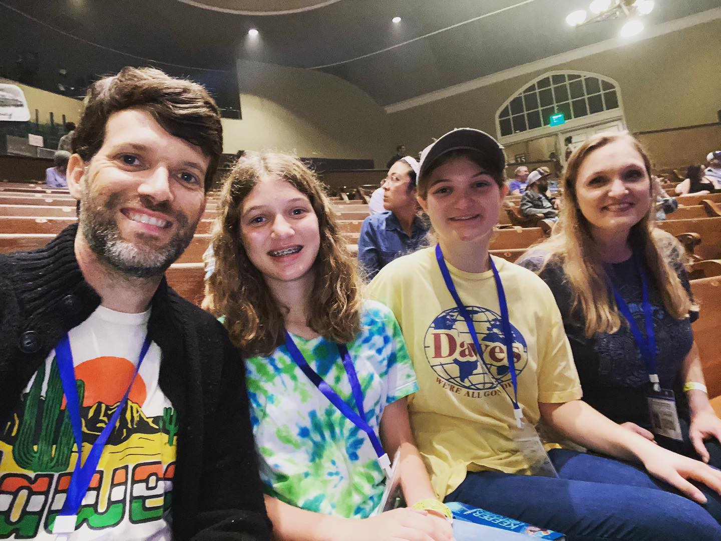 Back in my favorite room (@theryman) to see one of the best bands on the planet (@dawestheband) for the 9th time (me), 6th time (Olivia), and 5th time (Kate & Sara).
