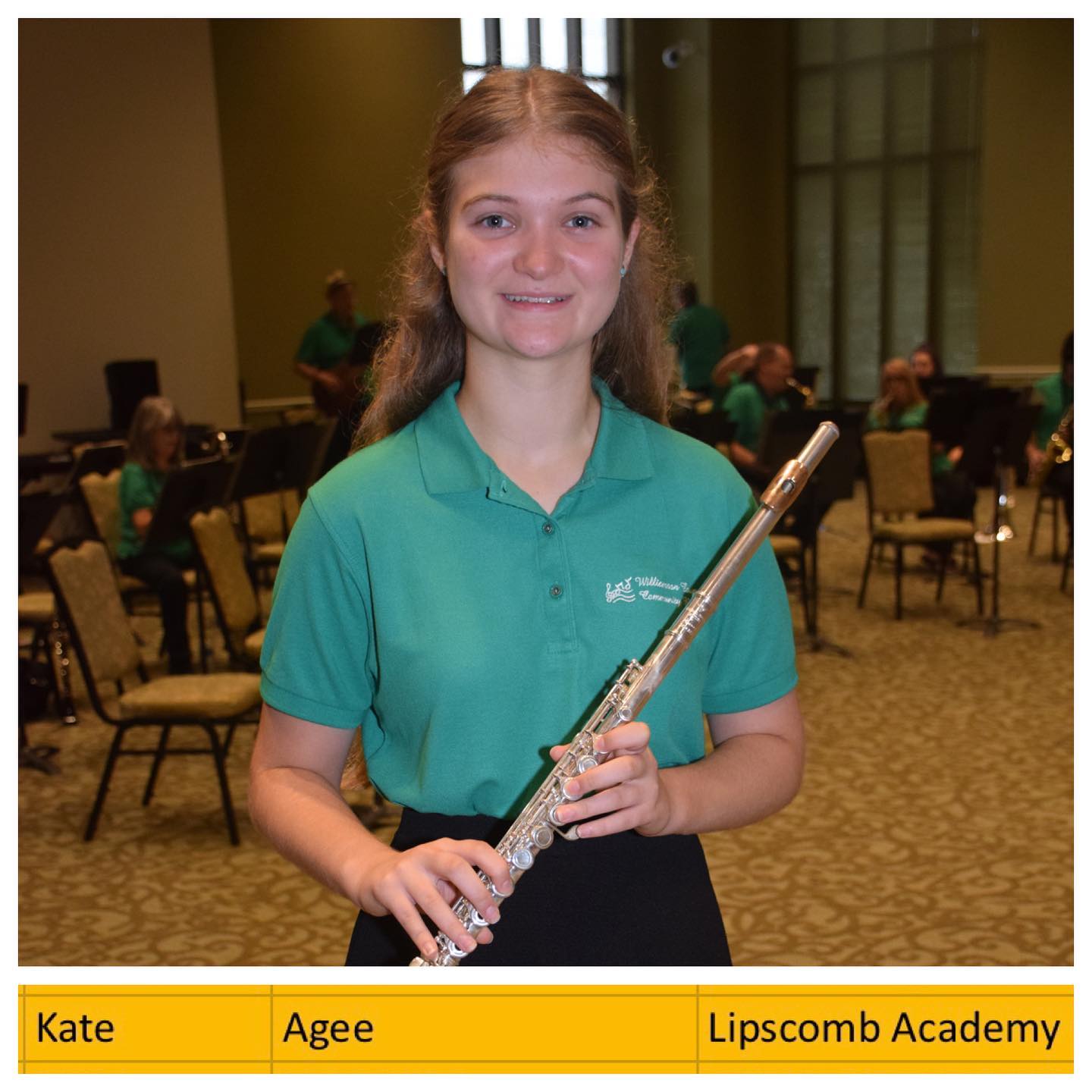 Guess who was just selected to Mid-State Gold Band by the MTSBOA for the second year in a row? That’s right, it’s this girl!! She’s a monster on the flute and we are so very proud of her. Go Kate (@kateagee)!!