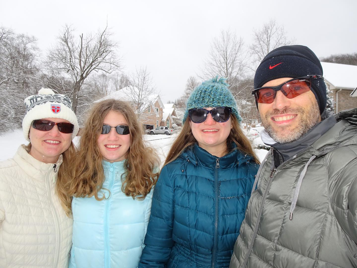 Snow fun with failed attempts at sledding!