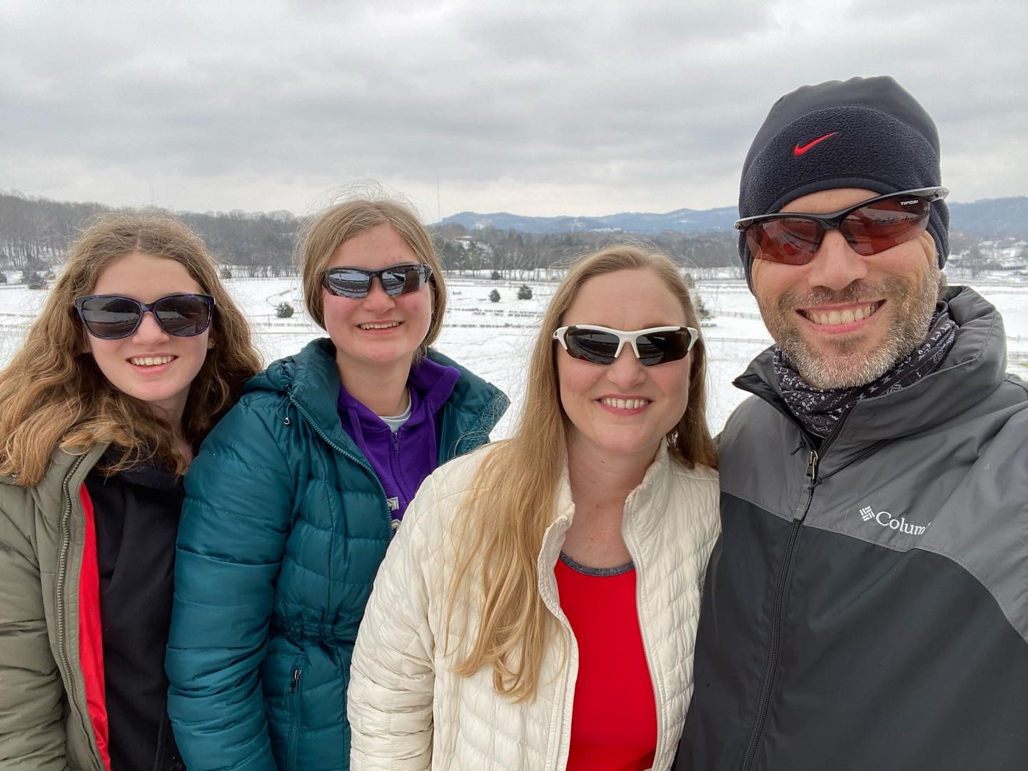 Snow Fun at the Steeplechase in Percy Warner Park.